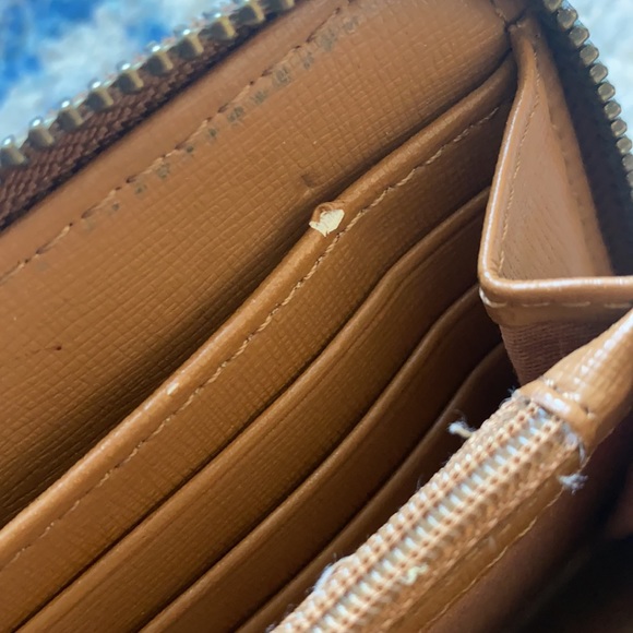 Brown leather fossil wallet - Picture 4 of 6